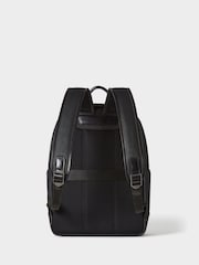 Osprey London Black The Grantham Waxed Canvas & Leather Backpack - Image 3 of 5