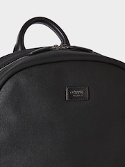 Osprey London Black The Grantham Waxed Canvas & Leather Backpack - Image 4 of 5