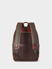 Osprey London Green The Grantham Waxed Canvas & Leather Backpack - Image 3 of 5