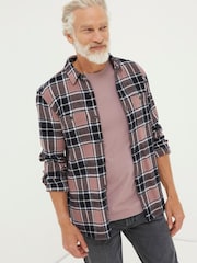 FatFace Purple Ripley Check Shirt - Image 2 of 7
