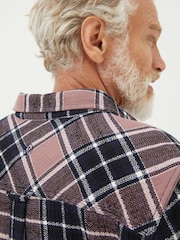 FatFace Purple Ripley Check Shirt - Image 5 of 7