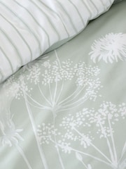 Catherine Lansfield Green Meadowsweet Floral Reversible Duvet Cover Set - Image 3 of 3