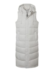 Tog 24 Cream Newall Long Padded Gilet - Image 10 of 10