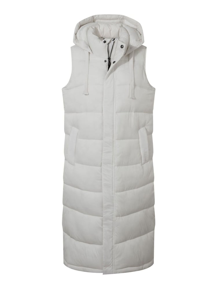 Tog 24 Cream Newall Long Padded Gilet - Image 10 of 10