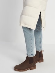 Tog 24 Cream Newall Long Padded Gilet - Image 8 of 10
