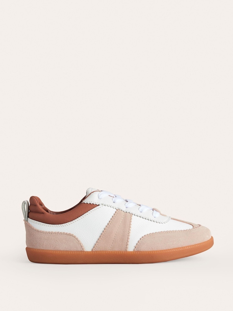 Boden White Erin Retro Tennis Trainers - Image 2 of 4 Boden White Erin Retro Tennis Trainers - Image 2 of 4