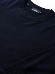 Rodd & Gunn Navy Blue Stewart Island Knit Jumper - Image 5 of 6