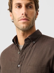 Rodd & Gunn Chocolate Brown Barrhill Sports Shirt - Image 4 of 6