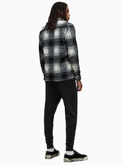 AllSaints Black Raven Sweat Trousers - Image 2 of 4