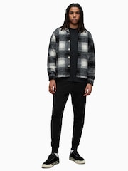 AllSaints Black Raven Sweat Trousers - Image 3 of 4