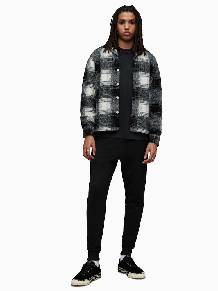 AllSaints Black Raven Sweat Trousers - Image 3 of 4