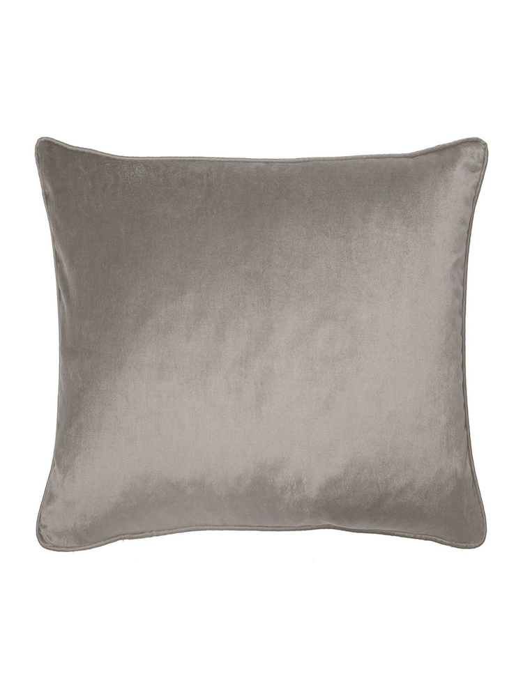 Laura Ashley Pale Charcoal Grey Square Nigella Cushion - Image 2 of 3