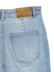VERO MODA Blue High Waisted Denim Midi Skirt - Image 7 of 7