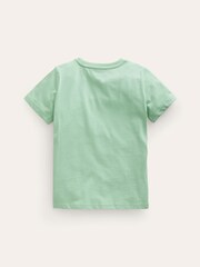 Boden Green Riso Printed 100% Cotton T-Shirt - Image 2 of 3