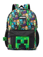 Vanilla Underground Minecraft dečki Creeper And Zombie All-Over potisk; vzorec nahrbtnik - Slika 1 iz 6