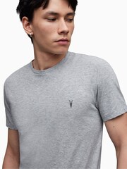 AllSaints Grey Tonic Crew 100% Cotton T-Shirts 3 Pack - Image 7 of 7
