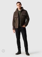 Rodd & Gunn Olive Green Stewart Island Knit Jumper - Image 2 of 6
