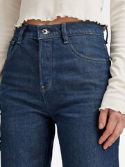 G Star Viktoria Straight-Jeans mit hohem Bund, Blau - Bild 3 von 6