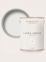 Laura Ashley Pure White Matt Emulsion 5LT Paint - Image 3 of 4
