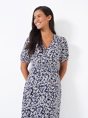 Crew Clothing Floral Button Down Lola Dress - Image 4 of 5