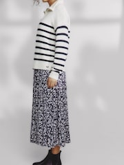 Crew Clothing Pleated Floral Skirt - Image 1 of 5