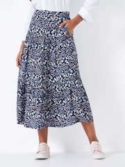 Crew Clothing Pleated Floral Skirt - Image 3 of 5