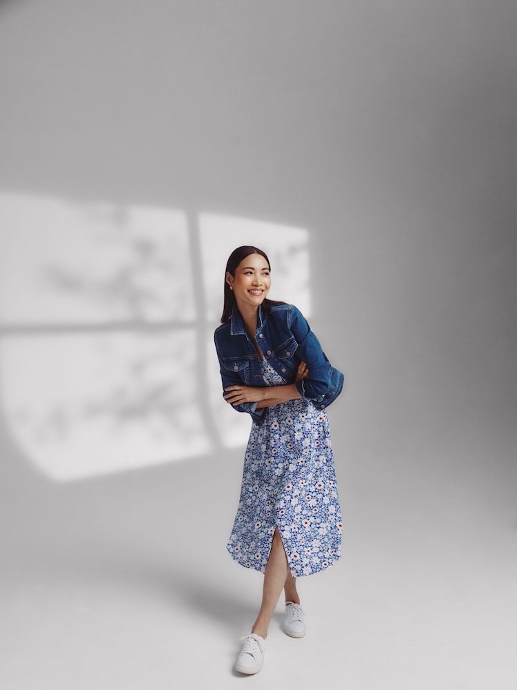 Crew Clothing Floral Button Down Lola Dress - Image 1 of 5