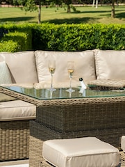 Maze Natural Garden The Winchester Deluxe Corner Dining With Rising Table - Image 3 of 5