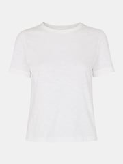 Whistles White Basic Emily 100% Cotton T-Shirt - Image 5 of 5