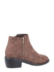 Divaz Brown Ruby Ankle Boots - Image 4 of 5
