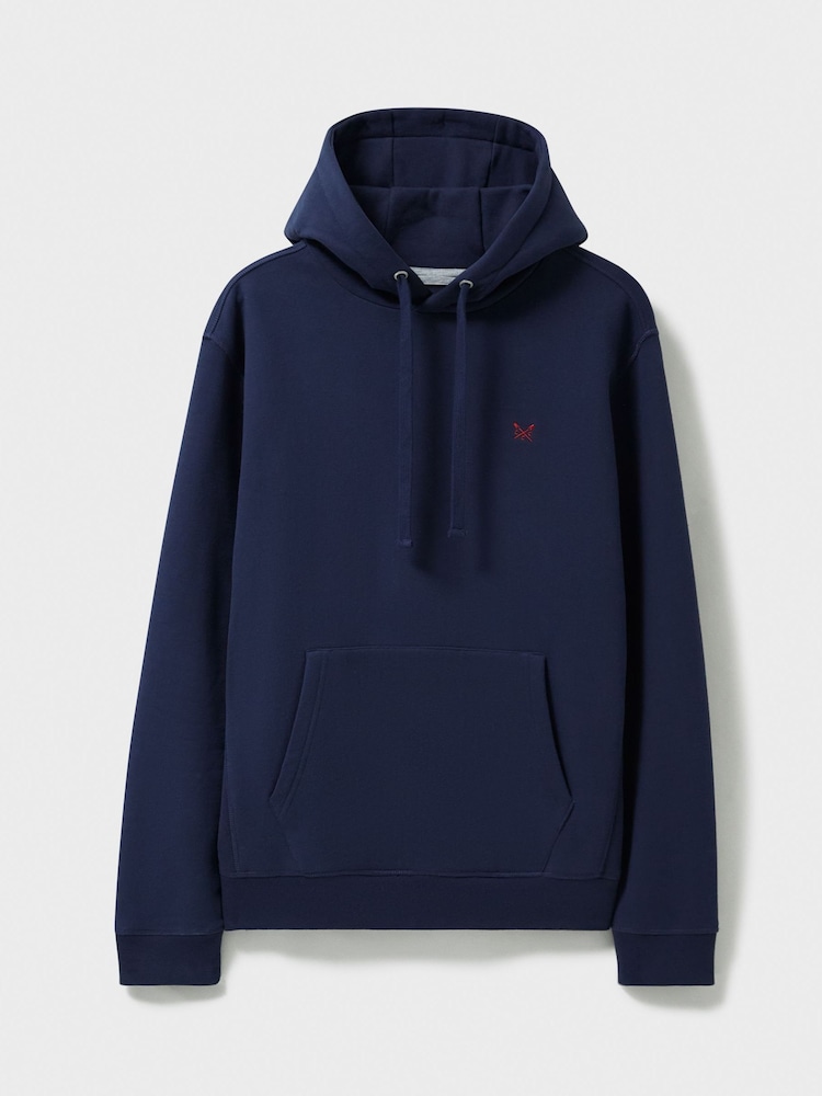 Crew Clothing Blue Crossed Oars Hoodie - Image 5 of 5