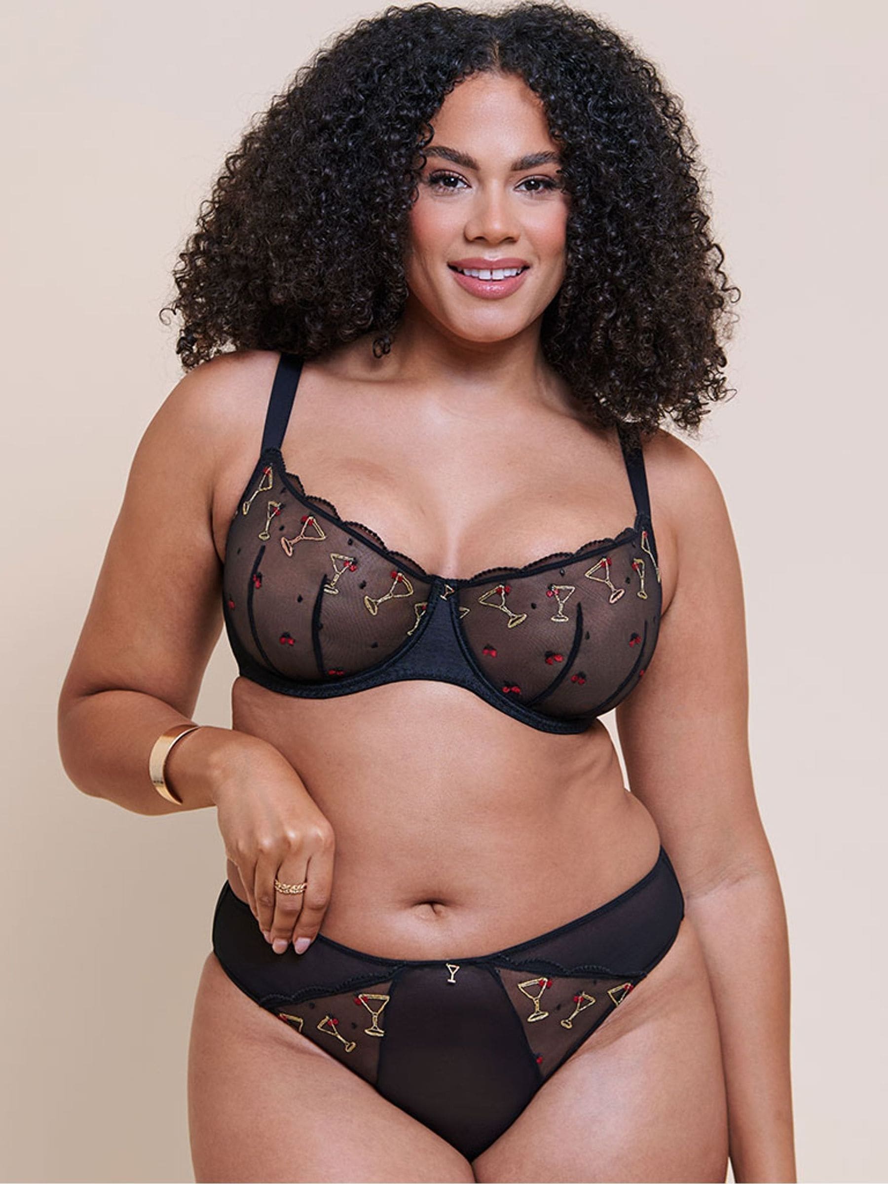 Curvy Kate Women's Black Happy Hour Balcony Bra - Image 1