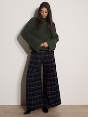 Apricot Green Chunky Knit Roll Neck Jumper - Image 4 of 4