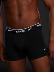 Черный - Набор из 3 хлопковых боксеров-брифов Nike Everyday - Image 3 of 3
