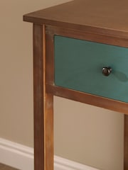 Pacific Multicoloured Pine Wood 3 Drawer Desk - Image 2 of 6