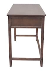 Pacific Multicoloured Pine Wood 3 Drawer Desk - Image 5 of 6