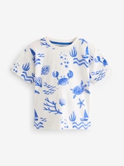 Orange/Marineblau - Kurzarm-T-Shirts mit Figuren aus 100 % Baumwolle im 3er-Pack (3M.–7J.) - Bild 2 von 6