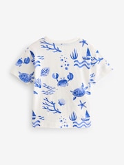 Orange/Marineblau - Kurzarm-T-Shirts mit Figuren aus 100 % Baumwolle im 3er-Pack (3M.–7J.) - Bild 3 von 6