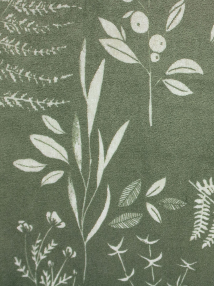 furn. Sage Green Fearne Botanical Polyester Filled Cushion - Image 6 of 6