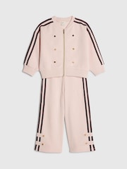 River Island Pink Drummer Bomber Jacket & Trousers Set - Image 3 of 5