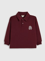 River Island Red Scuba Rugby Sweatshirt - Image 1 of 4