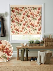 Laura Ashley Red Gosford Cranberry Made To Measure Roller Blind - Image 1 of 6