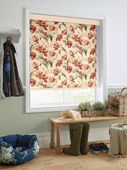Laura Ashley Red Gosford Cranberry Made To Measure Roller Blind - Image 2 of 6