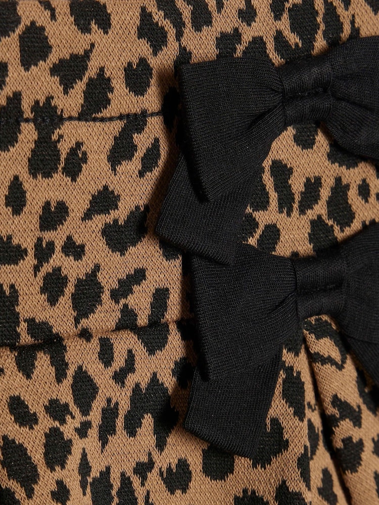 River Island White Iconic Bear Top & Leopard Skirt Set - Image 5 of 5 River Island White Iconic Bear Top & Leopard Skirt Set - Image 5 of 5