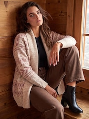 Roman Pink Petite Aztec Cardigan - Image 2 of 4