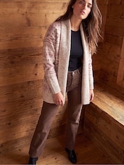 Roman Pink Petite Aztec Cardigan - Image 3 of 4