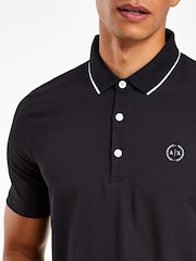 Armani Exchange Tipped Polo Shirt - Image 3 of 4