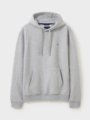 Crew Clothing Grey Crossed Oars Hoodie - Image 4 of 4