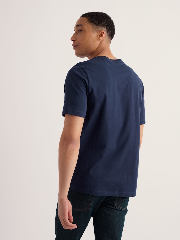 Seasalt Cornwall Blue Loggerhead T-Shirt - Image 2 of 5 Seasalt Cornwall Blue Loggerhead T-Shirt - Image 2 of 5
