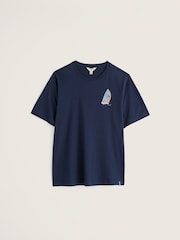 Seasalt Cornwall Blue Loggerhead T-Shirt - Image 4 of 5